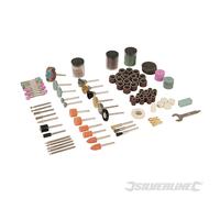 Silverline 267204 Accessoires pour outils rotatifs, 216 pcs