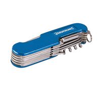 Silverline 270627 Couteau de poche 14 fonctions 75 mm
