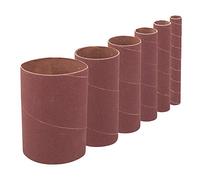 Silverline 275488 Ensemble de 6 Manchons de ponçage 114 mm Grain 80