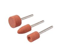 Silverline 282582 Jeu de 3 meules sur tige 9/10/15 mm