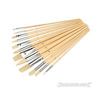 Silverline 282606 Brosses à huile, 12 pcs