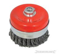 Silverline 303859 Brosse à douilles en acier tressé