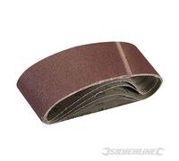 Silverline 308931 Bandes abrasives 75 x 533 mm, 5 pcs