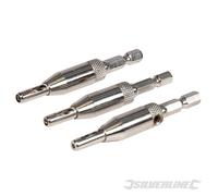 Silverline 380647 Mèches pour charnières, 3 pcs