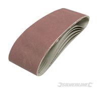 Silverline 391857 Bandes abrasives 75 x 533 mm, 5 pcs