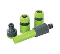 Silverline 394989 Ensemble 4 pièces de raccords pour tuyaux