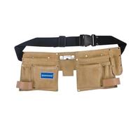 Silverline 395015 Ceinture-sacoche daim double poche à 11 pochettes 300 x 200 mm