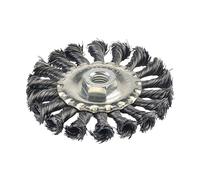 Silverline 398772 Brosse plate à fils torsadés 100 mm