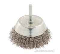 Silverline 409596 Brosse ronde en acier inoxydable