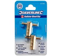 Silverline 427586 2 clés de vidange pour radiateur