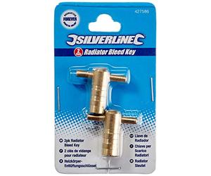 Silverline 427586 2 clés de vidange pour radiateur