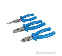 Silverline 427610 Jeu de pinces, 3 pcs