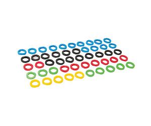 Silverline 431620 Lot de 50 couvre-clés de couleurs assorties Lot de 50