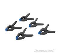 Silverline 435082 Pinces à ressort, 5 pcs