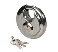 Silverline 436750 Cadenas circulaire à anses protégées 90 mm