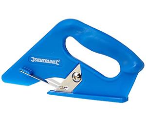 Silverline 446296 Couteau à moquette universel Lame à 50°