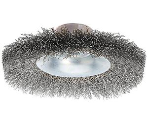 Silverline 450322 M14 Brosse biseautée fils en acier/inox serti 100 mm
