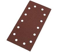 Silverline 457004 10 feuilles auto-agrippantes perforées 115 x 230 mm Grain 80