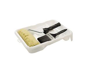 Silverline 460649 Kit peinture spécial maçonnerie 3 pièces, Noir