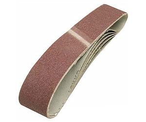 Silverline 463484 5 bandes abrasives 50 x 686 mm Grain 80