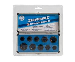 Silverline - 467893 - Coffret de 10 Extracteurs de Boulons