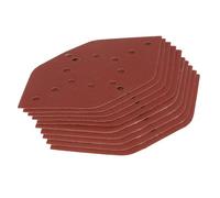 Silverline 469545 10 feuilles abrasives hexagonales Grain 240