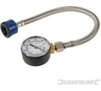 Silverline 482913 Manomètre avec tuyau pour conduites d'eau
