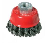 Silverline 486937 Brosse boisseau à fils torsadés 100 mm