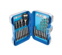 Silverline 490828 Coffret d'accessoires de perçage et de vissage à changement rapide, Multicolore
