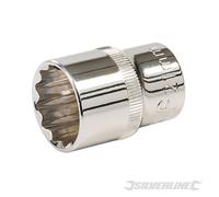 Silverline 501751 1/2" Metric Bi-Hexagon socket