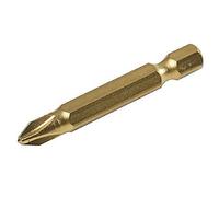 Silverline 508821 10 embouts titanés Phillips 50 mm No.2