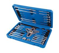 Silverline 515011 Extracteur de poulies pour Barres estabilizadoras, Argent, 40 - 93 mm, Set de 46 pièces