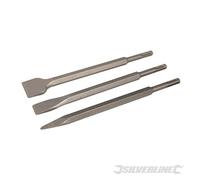 Silverline 515779 Ciseaux hexagonaux SDS Plus, 3 pcs