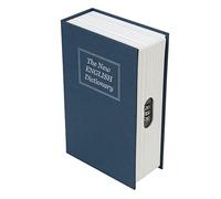 Silverline 534361 Livre coffre-fort avec combinaison à 3 chiffres, Bleu