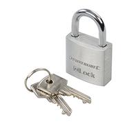 Silverline 536043 Cadenas en Aluminium, Argent, 30 mm