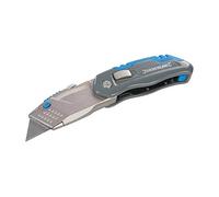 Silverline 536978 Cutter pliable avec lame rétractable, 165 mm