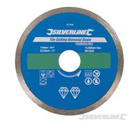 Silverline 571499 Disque de coupe diamanté pour carreaux