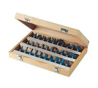 Silverline 580422 Coffret de 30 fraises à défoncer 1/2" - Coloris aléatoire