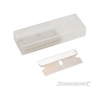 Silverline 589248 Lames de coupe à simple tranchant, 10 pièces