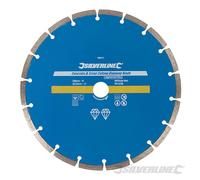 SILVERLINE Disque diamant a tronçonner le béton et la pierre