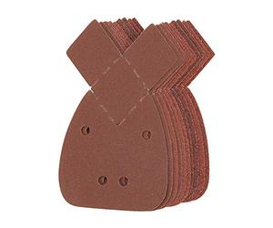 Silverline 597635 Hook & loop détail Feuilles Ponceuse avec 2 Tips 140 mm 10 2 x 40/2 x 60/2 x 80/2 x 120/2 x 240 grit