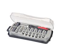 Silverline 598562 Coffret vissage (douilles et embouts tournevis) 28 pièces