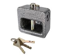 Silverline 633668 Cadenas en fer à anse dérobée 90 mm