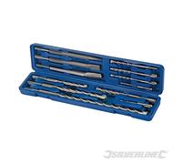 Silverline 633750 SDS Plus Bit and Chisel Set, 12 pcs