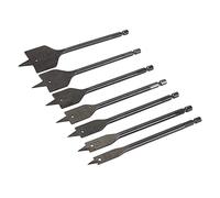 Silverline 633800 7 mèches plates de plombier 10-40 mm