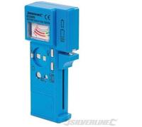 Silverline 633909 Testeur de piles, fusibles et ampoules 1,5 V - 9 V, Noir