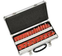 Silverline 656577 Jeu de fraises à défoncer 1/4" TCT 24 pièces