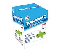 Silverline 656601 50 Pack 1/2 Inch 2-Way Hose Connectors