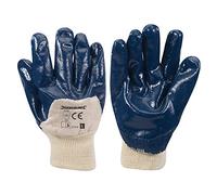 Silverline 675145 Gants jersey nitrile dos aéré Taille Large