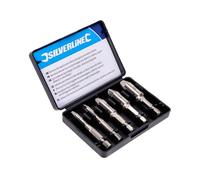 Silverline 675174 Extracteurs pour vis endommagées, 5 pcs